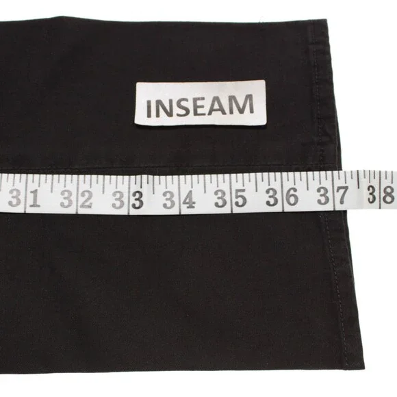 Zanella NWT Chinos / Casual Pants Size 34 US Noah In Solid Black Cotton Blend